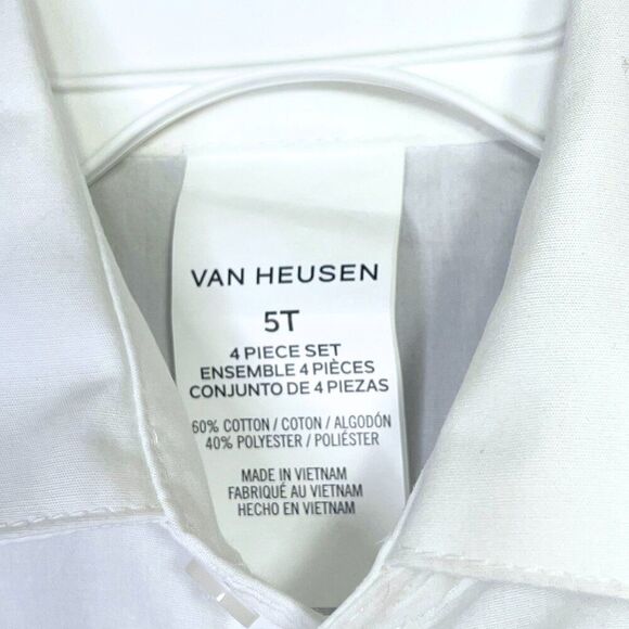 Van Heusen | Toddler Boys 4-pc. Formal Black 4-Piece Suit Set Size 5T-NWT - Picture 11 of 15